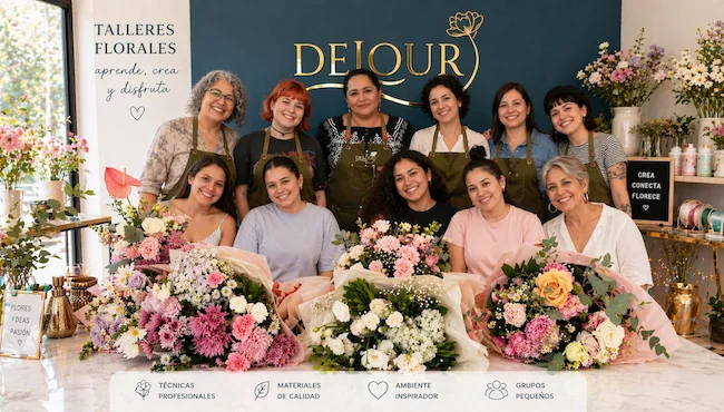 Taller floral en Delour Mérida Yucatán